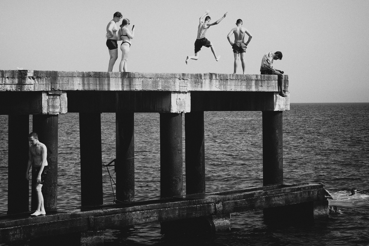 Sekunden vor dem ...