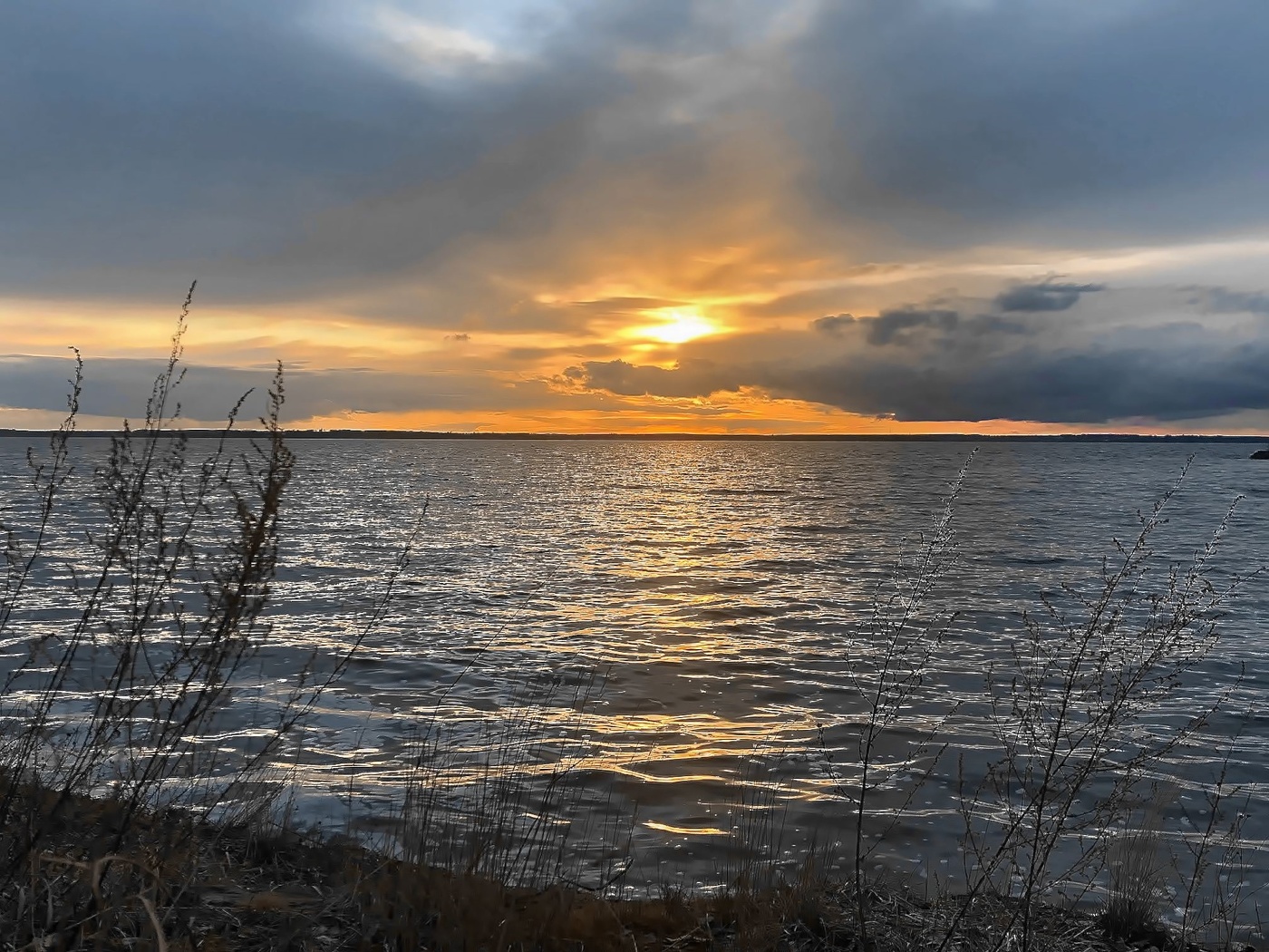 Abend mit einem kalten