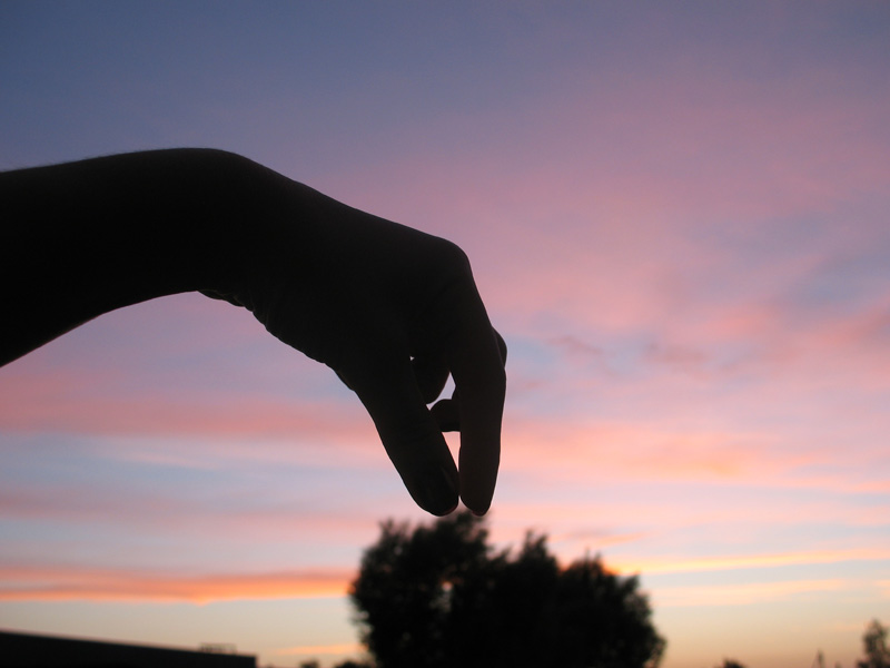 Jeder hat seine eigene kleine Stück vom Himmel