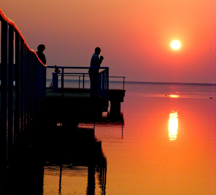 Sonnenuntergang am Narotsch