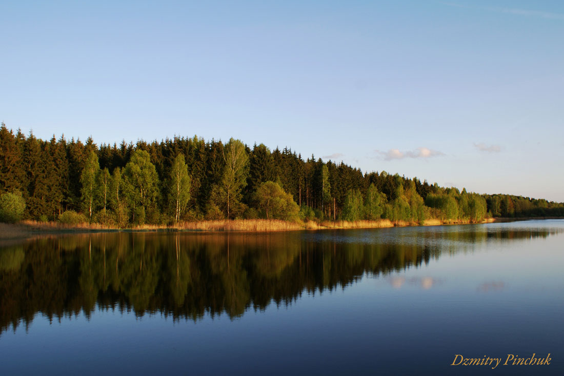 Der Frühling ist in den Sonnenuntergang