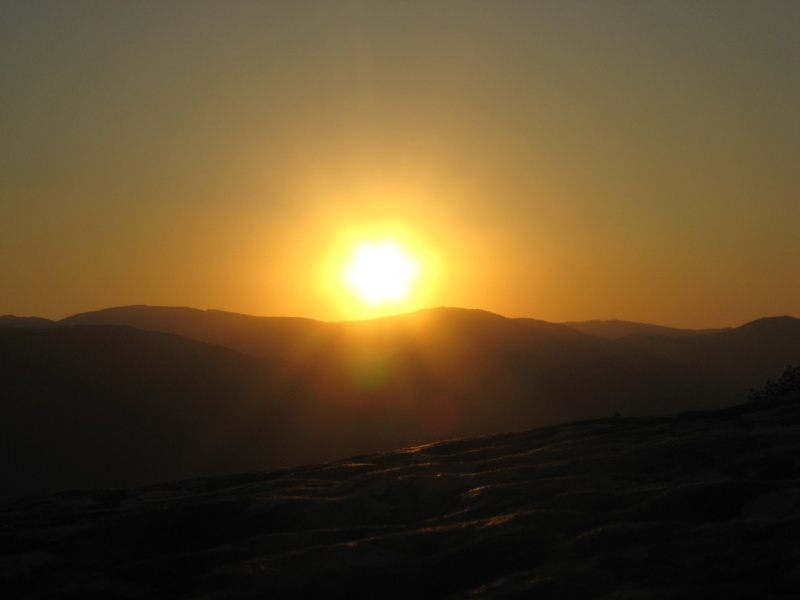 Mountain Sonnenuntergang