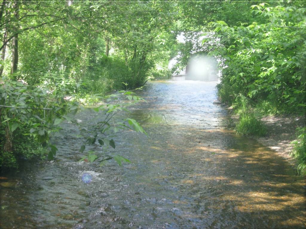 Licht in einem Bogen