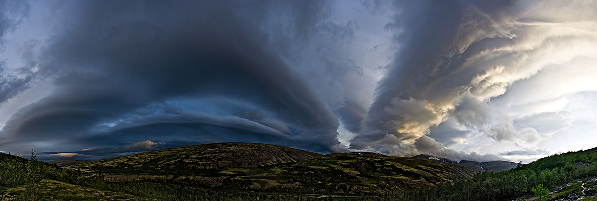 Wolken bei Sonnenuntergang