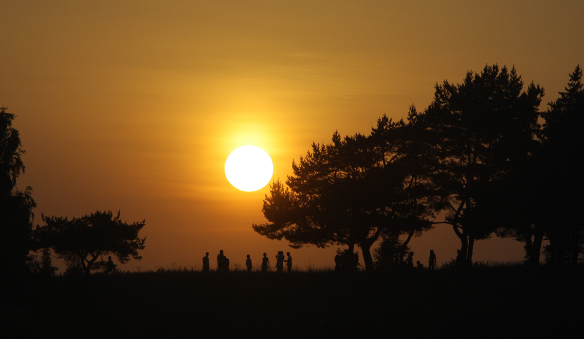 Sommer Sonnenuntergang