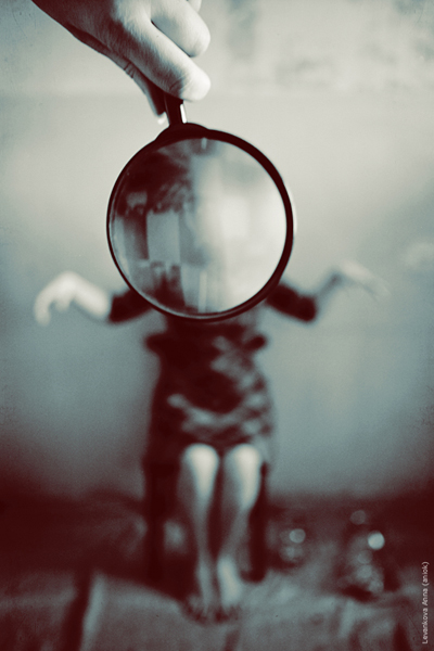 Außerhalb der Reflexion zu sehen ...