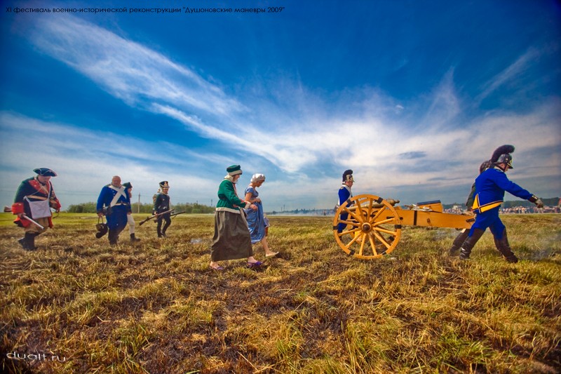 XI Festival für Militär-historischen Rekonstruktion "Dushonovskie Manöver 2009