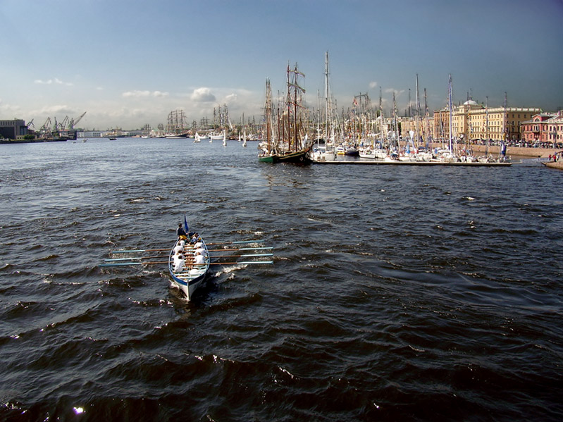 Regatta in St. Petersburg