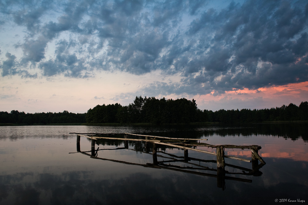 15 Minuten vor Sonnenaufgang