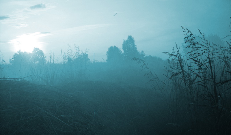 Cold Oktober Sonnenaufgang