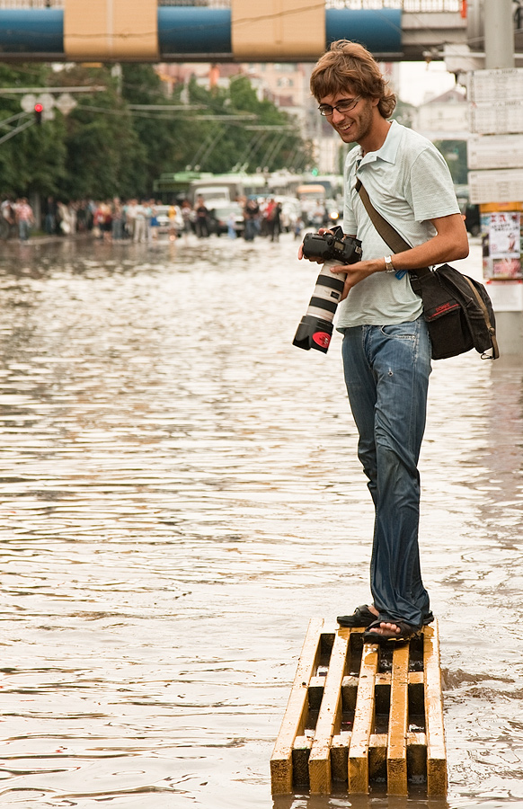 In der lang ersehnte Gefangene von Wasser ...