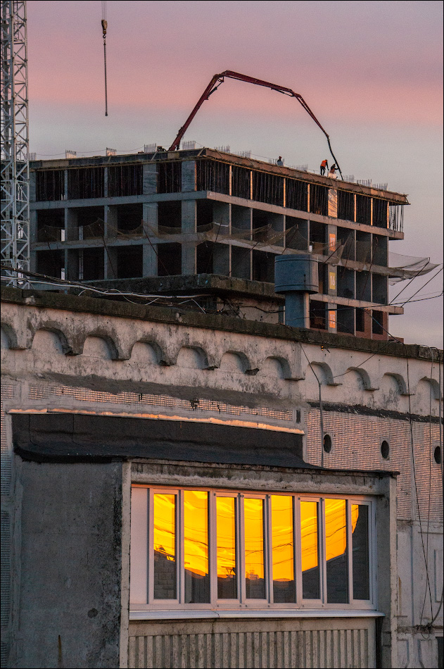 Sonnenuntergang Hand