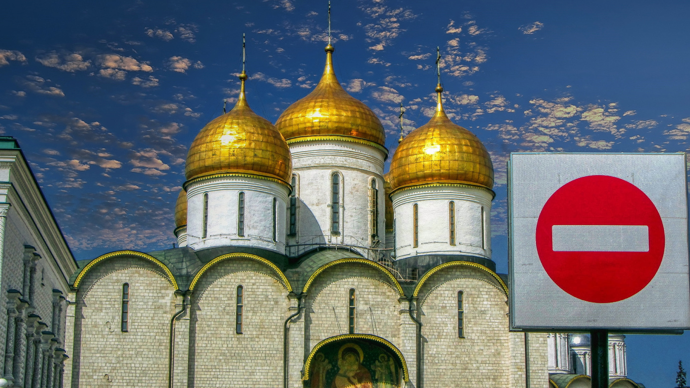 Moscú - Catedral de la Dormición o de l'Assumpció en el Kremlin - Rússia