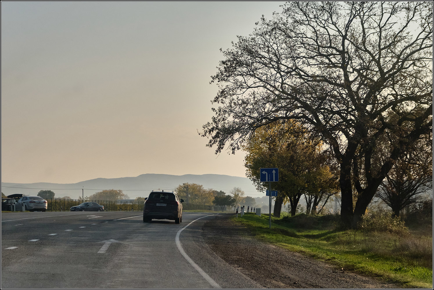 Dort, hinter dem Nebel ...