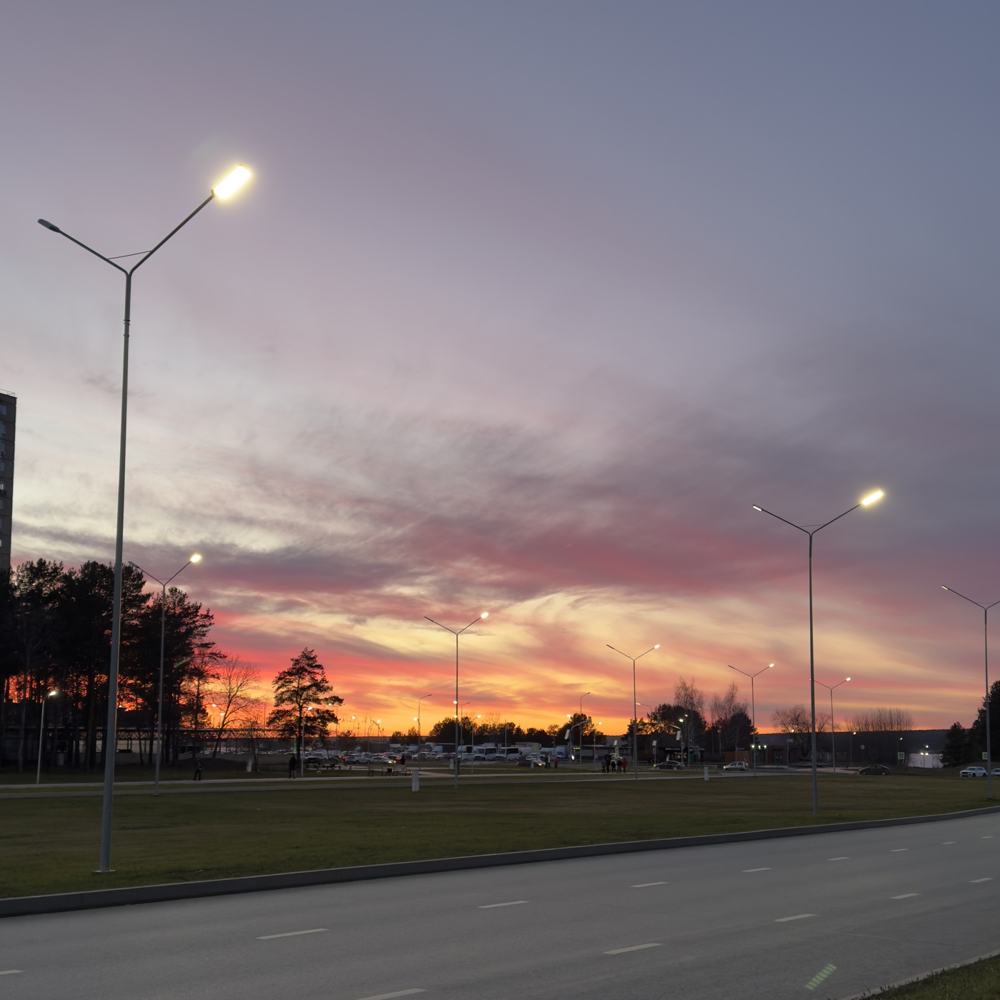 roten Sonnenuntergang