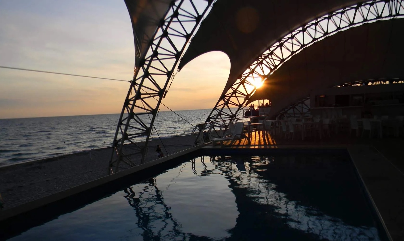 Sonnenuntergang auf dem Meer