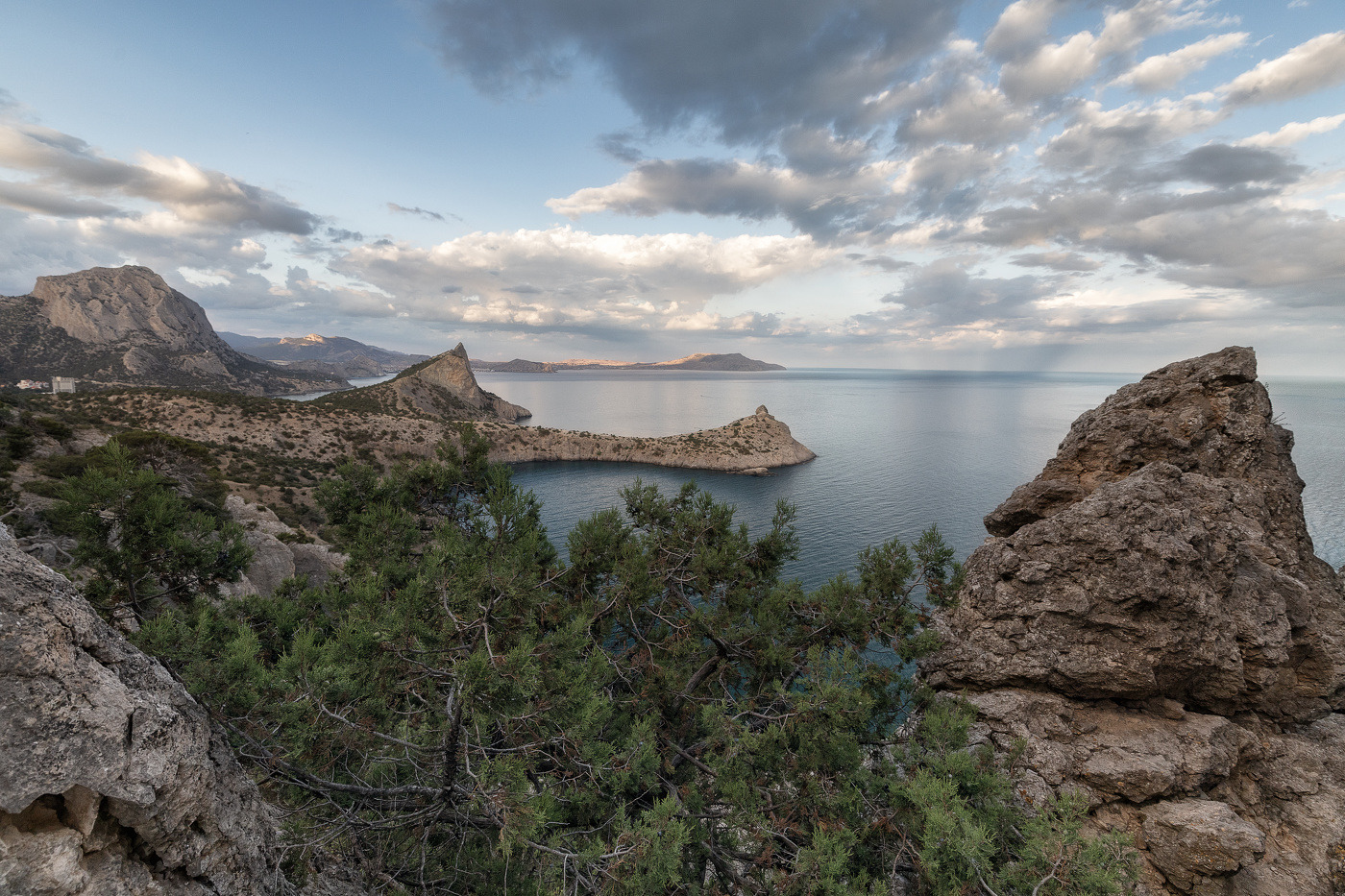 Bei Sonnenuntergang ...