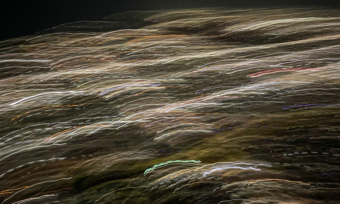 Nacht Lichter der Großstadt