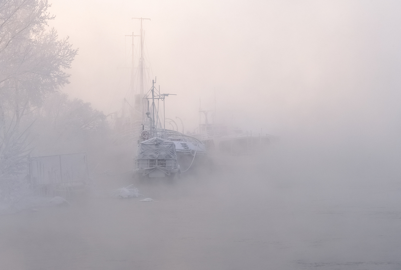 Kalte Sonnenuntergang