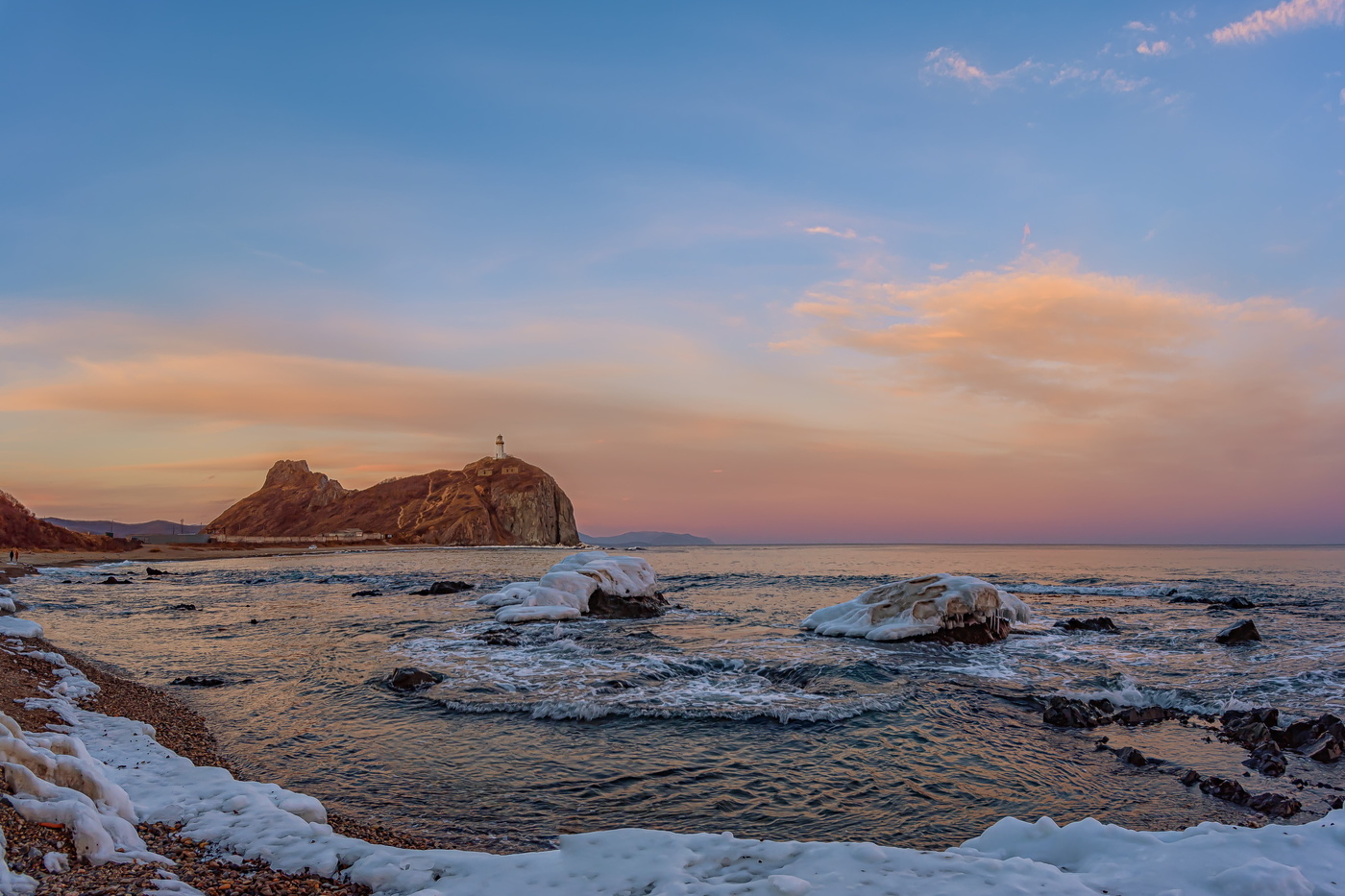 Sonnenuntergang im Winter