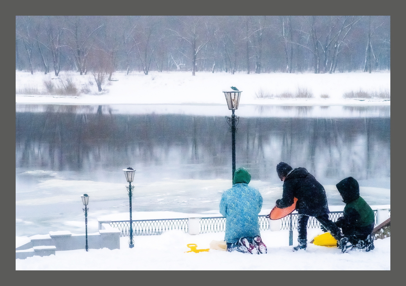 und der Schnee geht ...