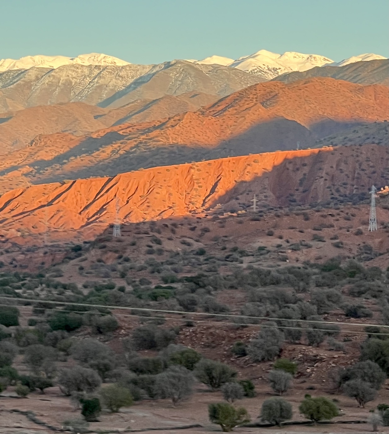 Atlas Mountains sunset