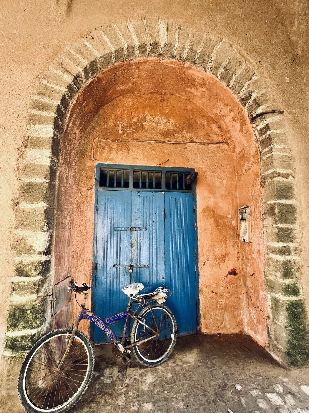 Entrance to a traditional Moroccan house