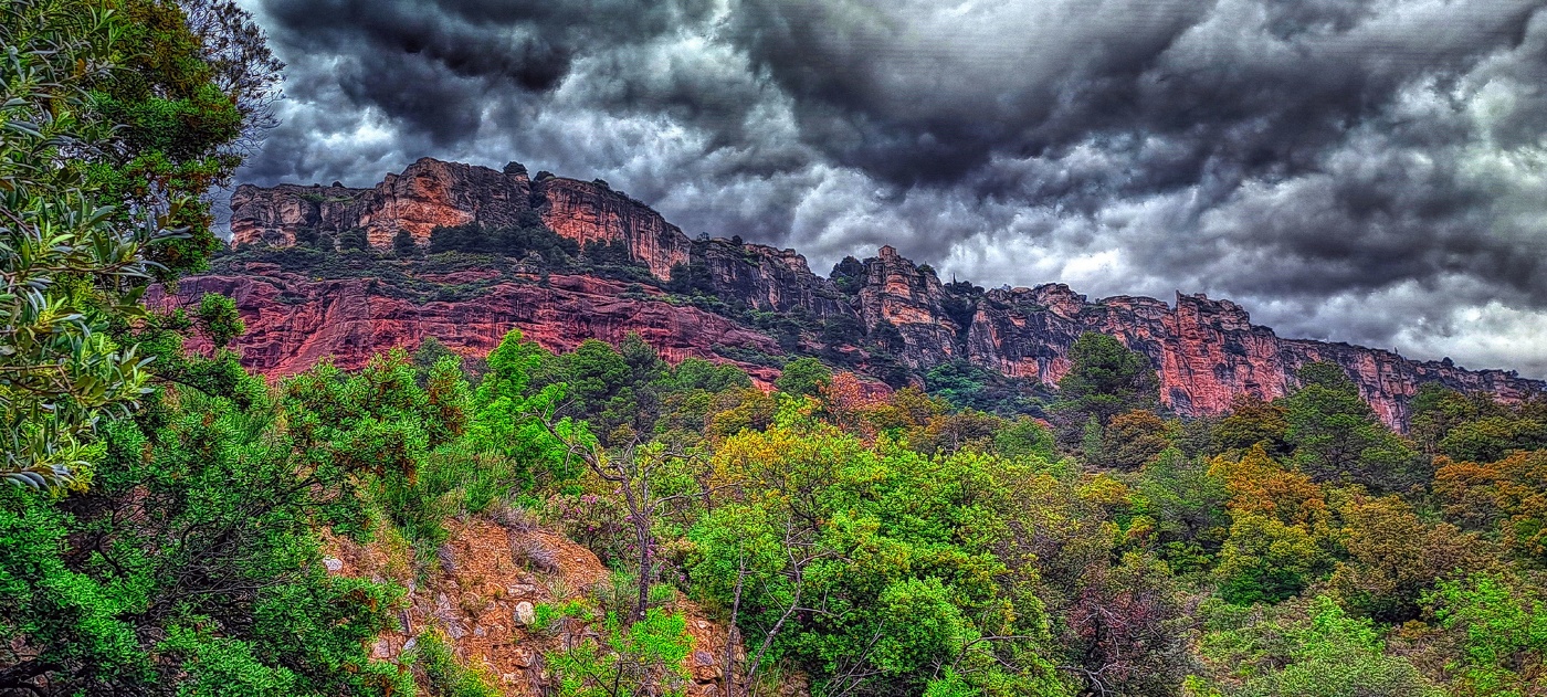 Siurana - tempesta - Priorat