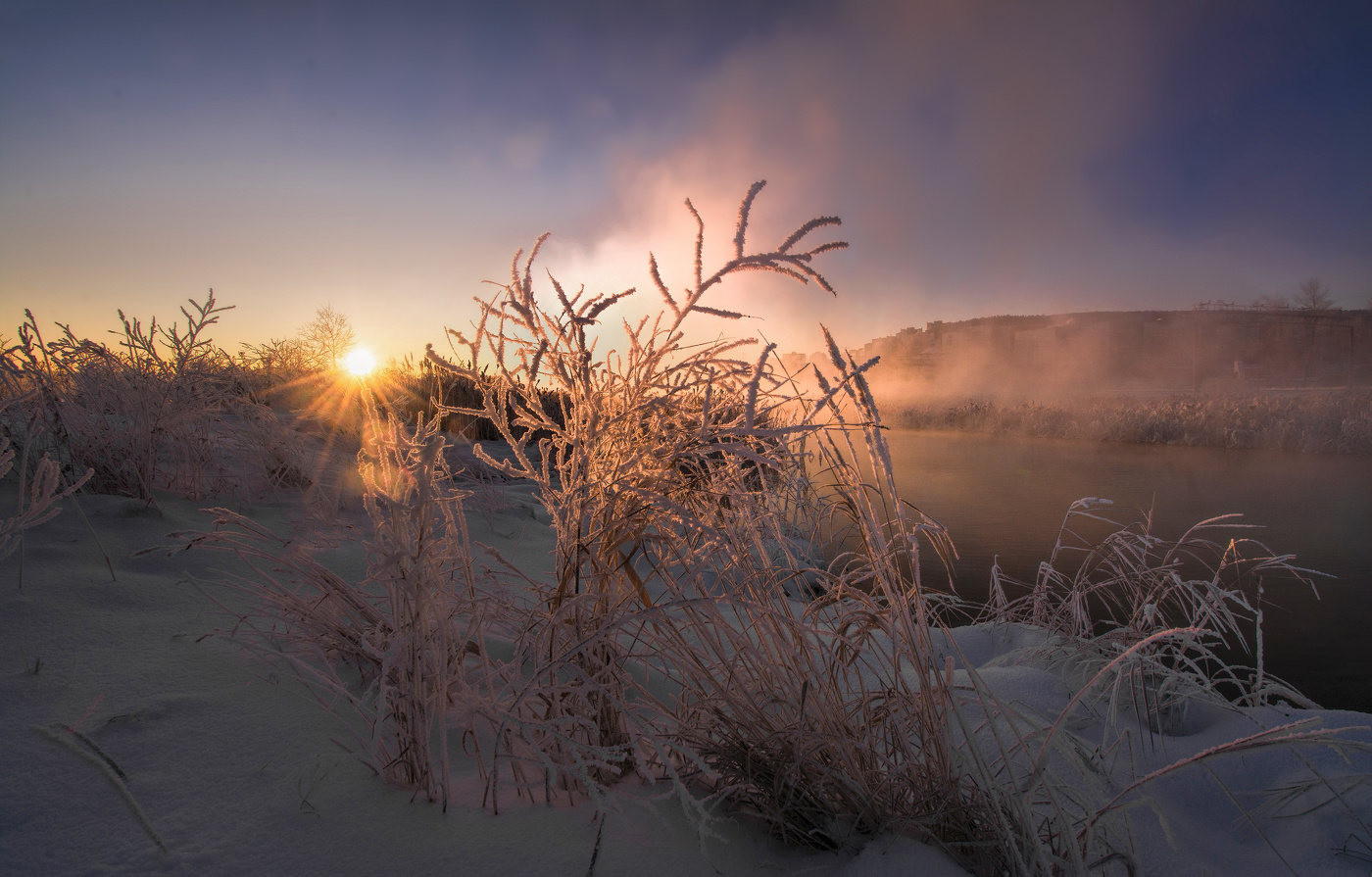Winter-Sonnenaufgang