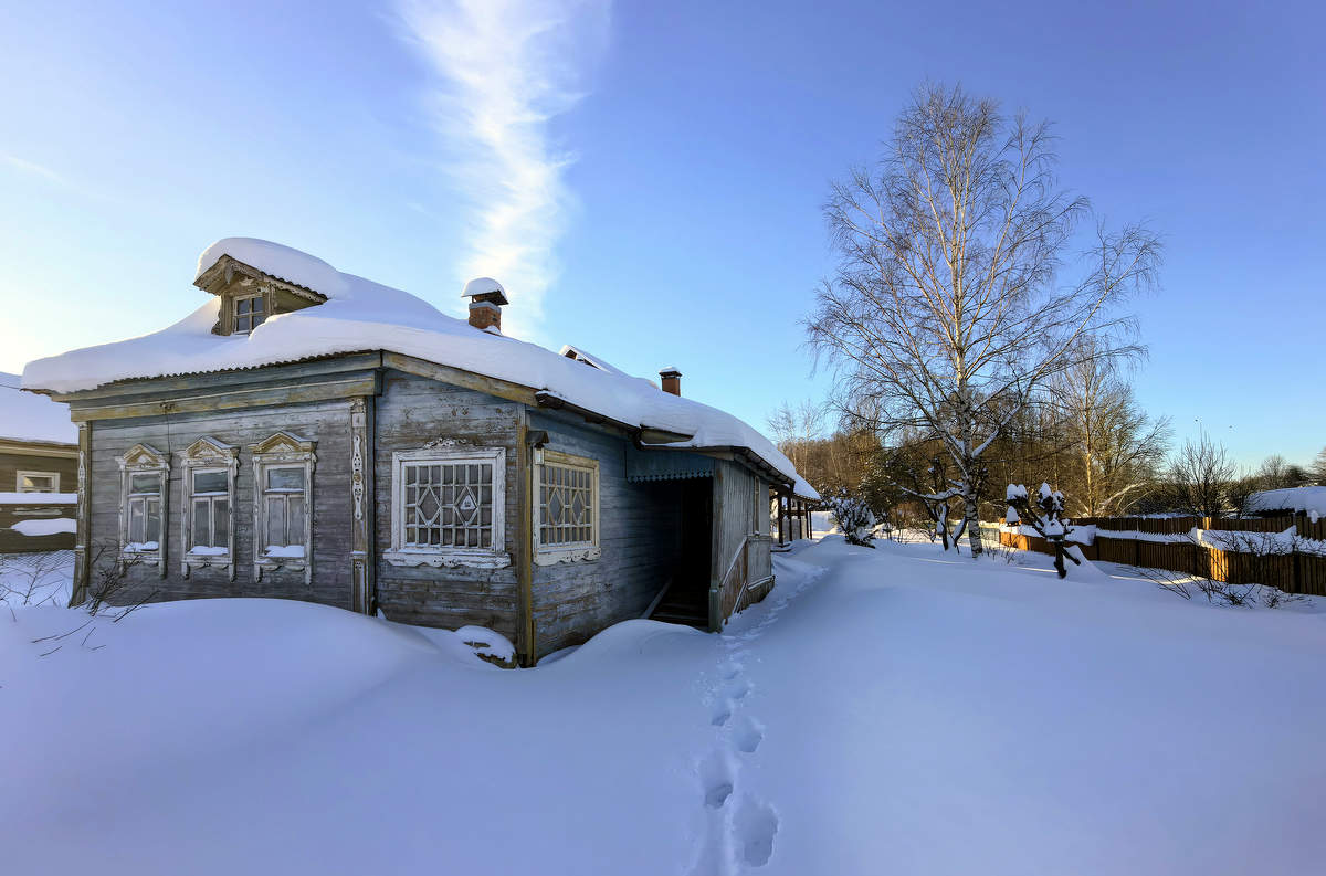Morgen in das Dorf ...