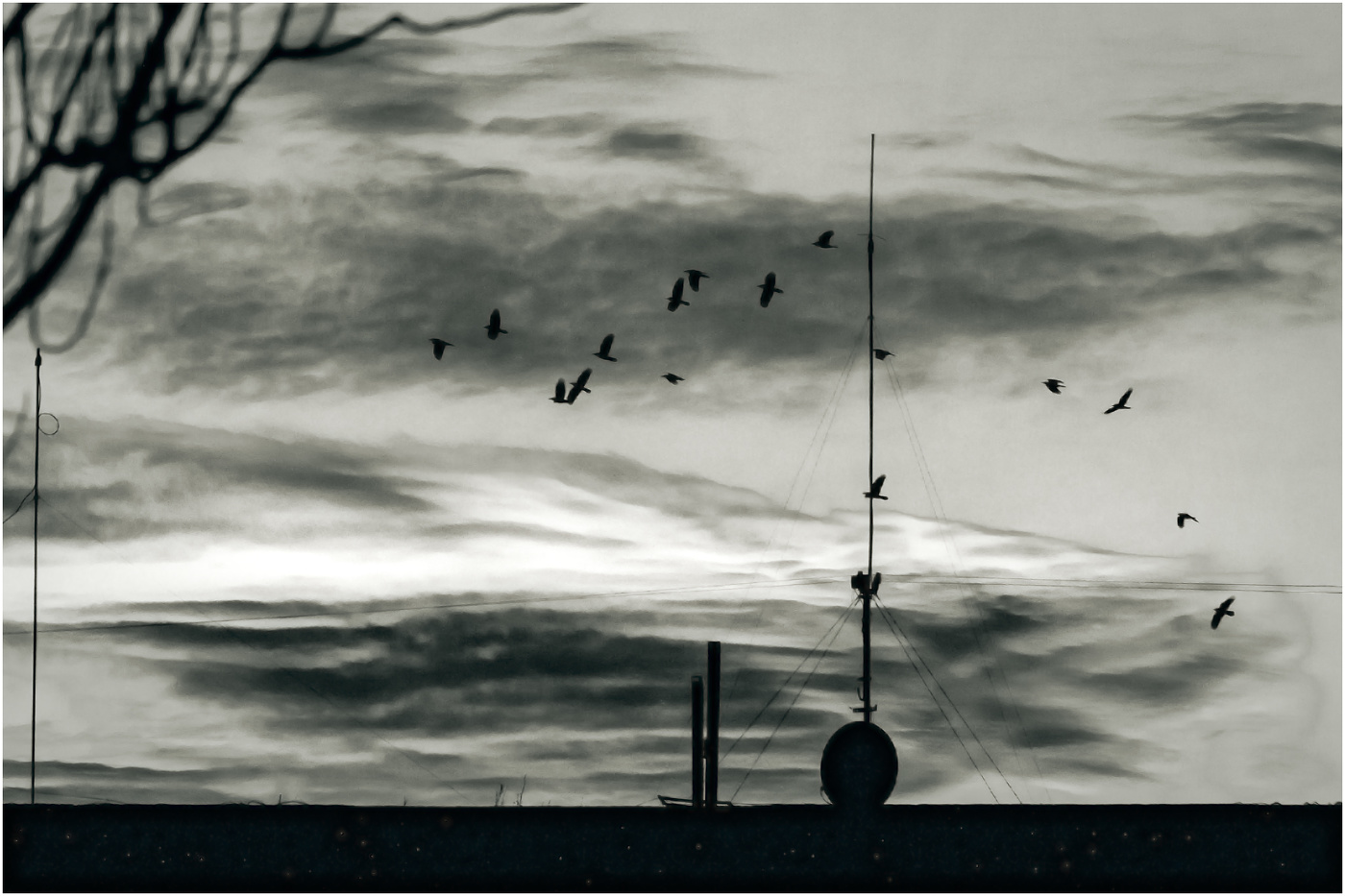 Und von unserem Fenster ...