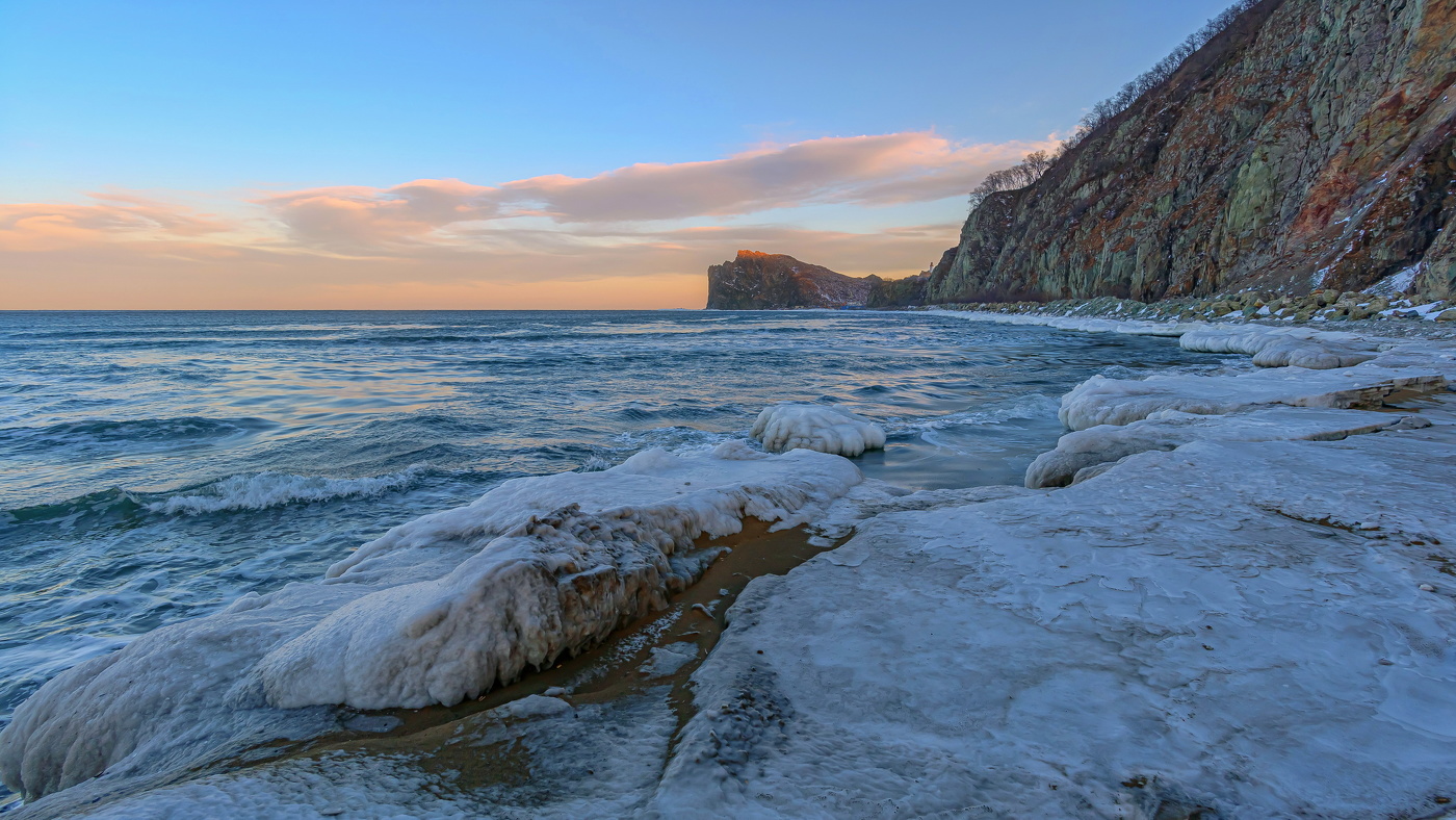 Sonnenuntergang im Winter