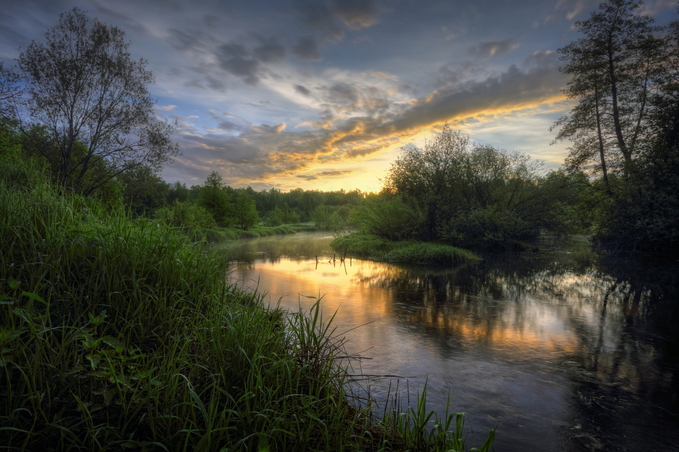 In der Stille der Morgendämmerung