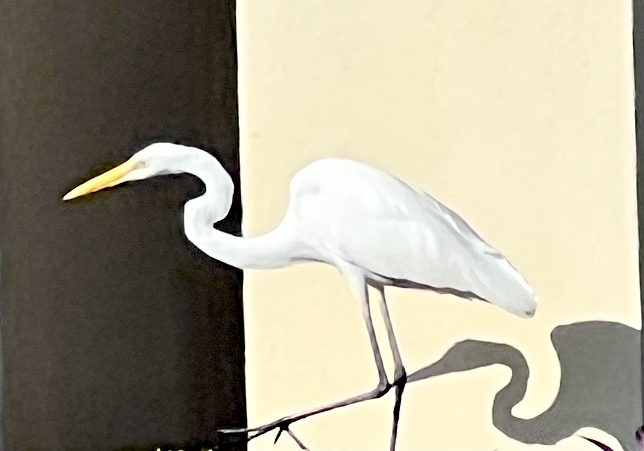 In step with its shadow