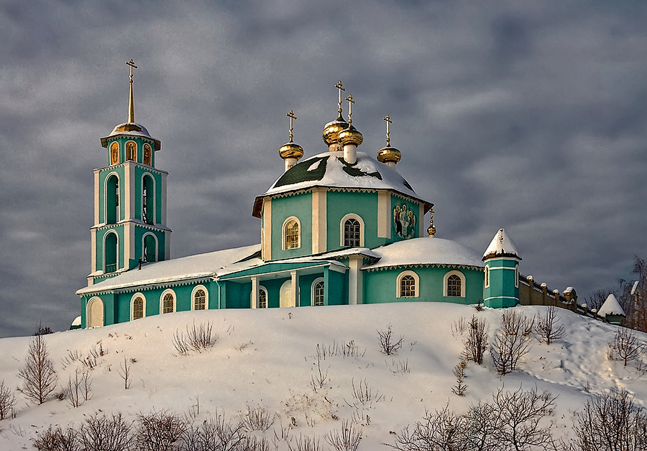 Bei Sonnenuntergang.