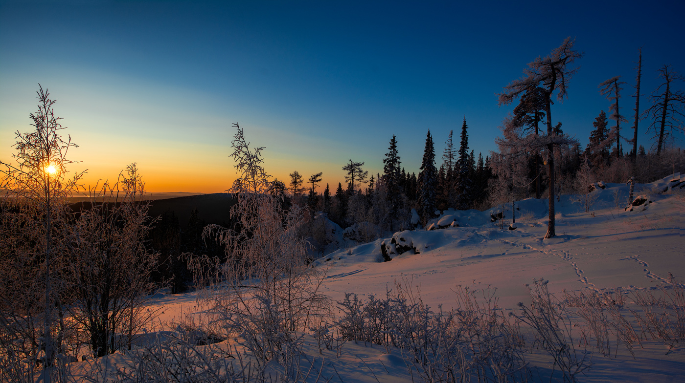 Morgens auf der Piste