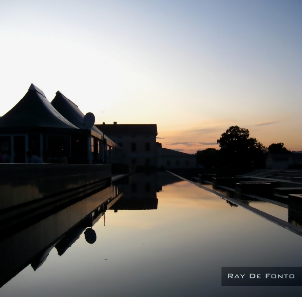 Sonnenuntergang bis Palace Respubliki