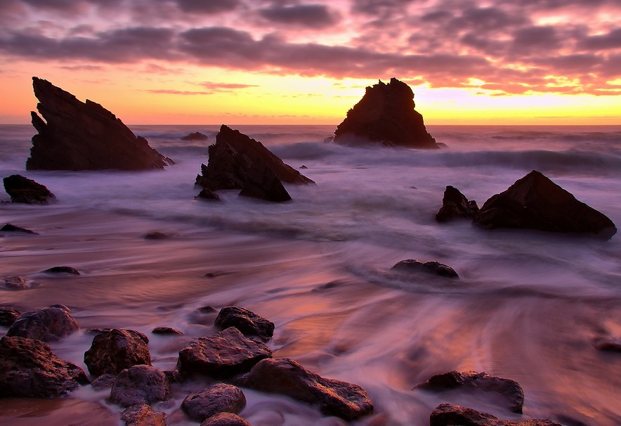 Von morgens bis abends.