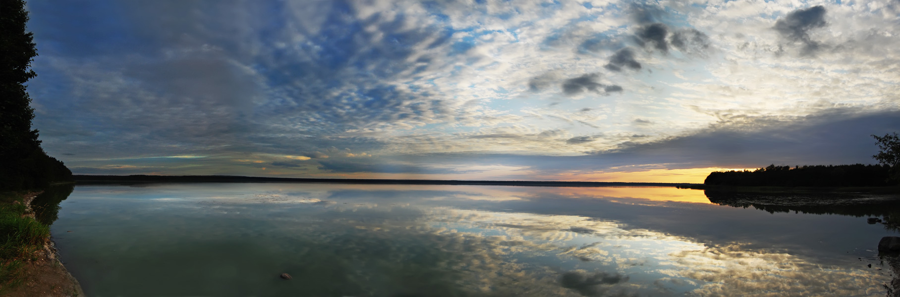 Große Shvakshty. Evening Panorama.