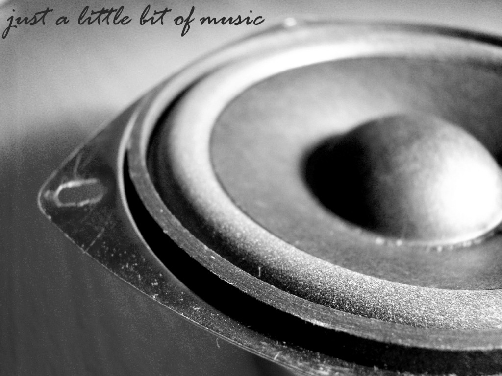 just a little bit of music