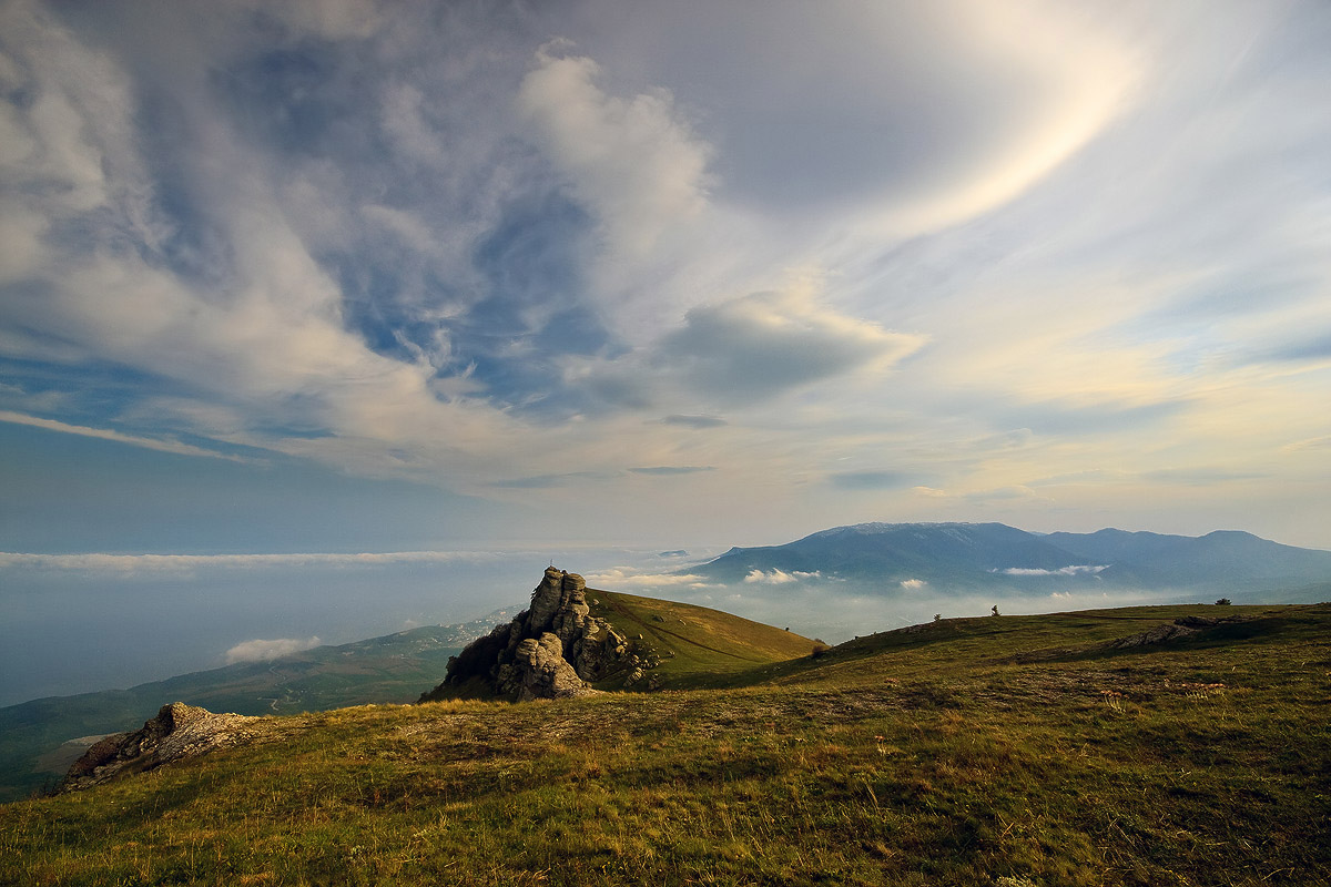 Wanderung durch die Berge