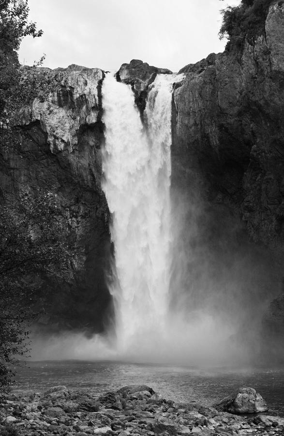Snoqualmie Wasserfall (Ansicht von unten)