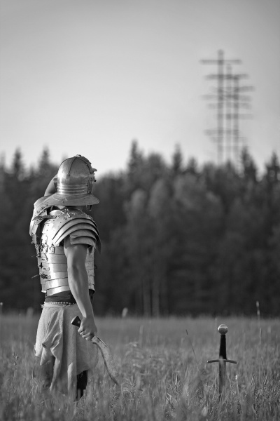 Kreuze in den Himmel.