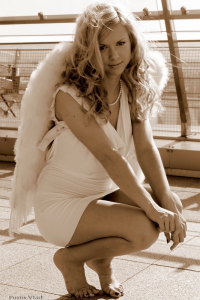 Sie ist unwiderstehlich, der Engel des Berufes