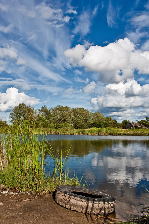 Jeder Fotograf will eine Landschaft mit einem Boot haben