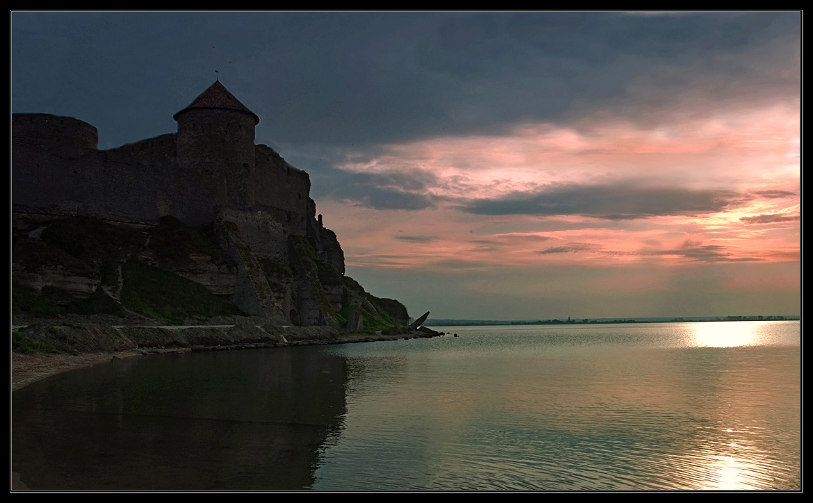 Festung am Dnjestr-Mündung.