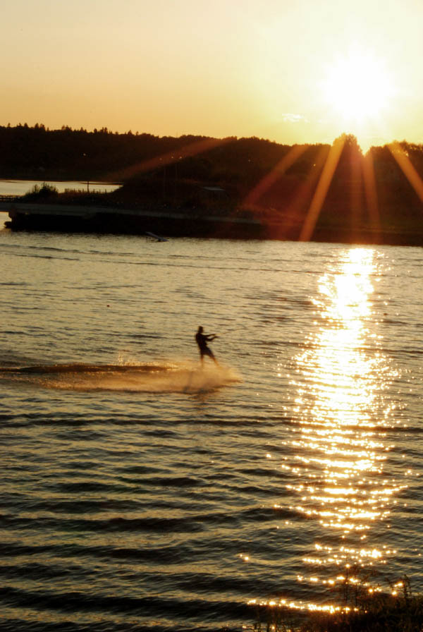 Sonnenuntergang am Bird