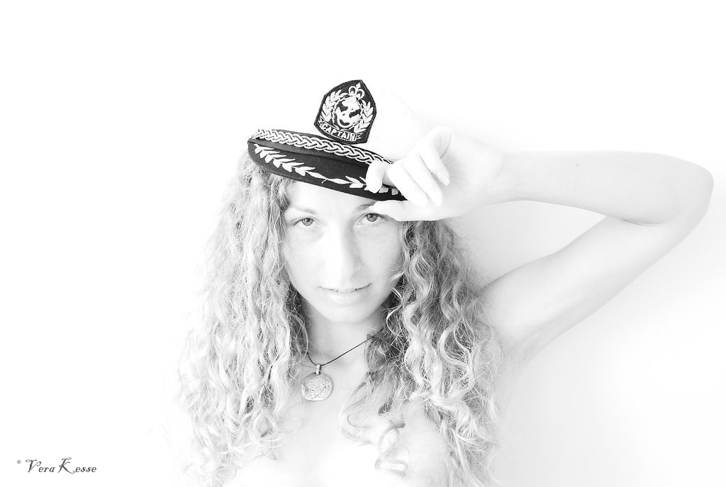 Der Kapitän, lächeln!