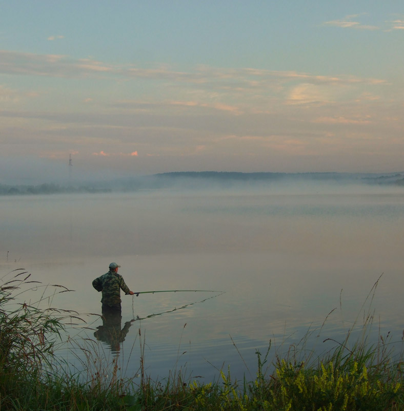 Mit den ersten Strahlen der ...