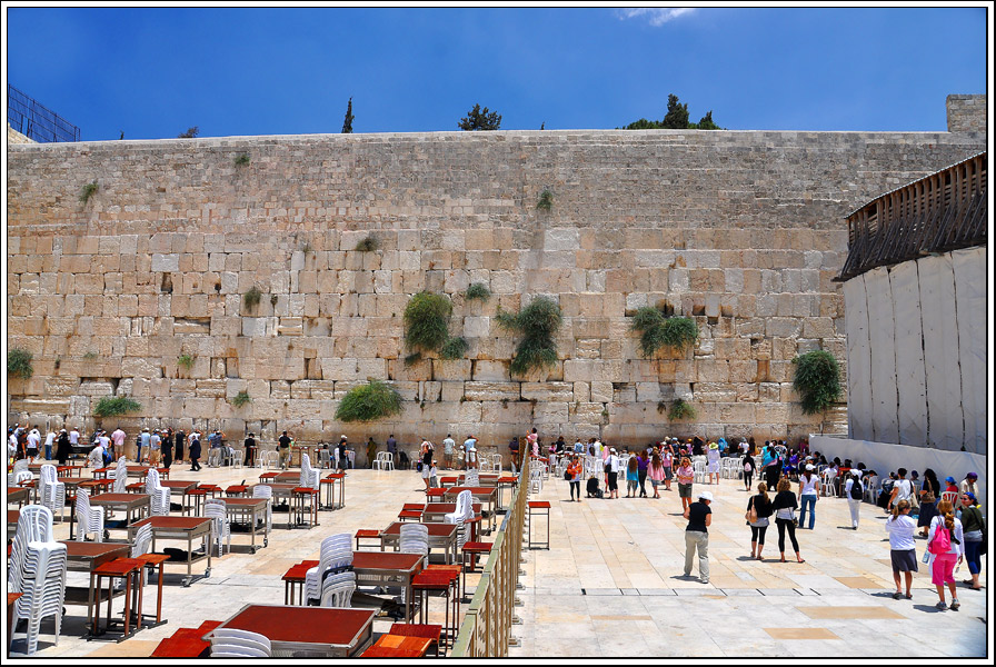 Die Westmauer oder Klagemauer
